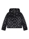 Michael Kors Chain-print Jacket In Black