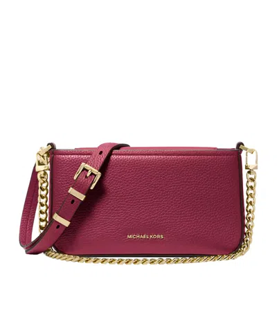 Michael Kors Chain Shoulder Bag In Red