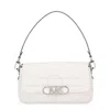Michael Kors Chain Strap Logo Detailed Shoulder Bag In White