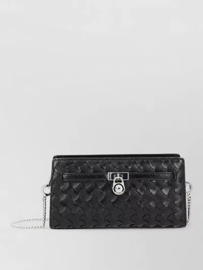 Michael Kors Chain Strap Rectangular Crossbody Bag Satchel In Black