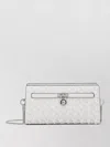 Michael Kors Chain Strap Textured Pattern Crossbody Bag In Silver