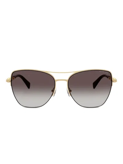 Michael Kors Dorado Beach Grey Gradient Cat Eye Ladies Sunglasses Mk1163 18968g 57 In Brown