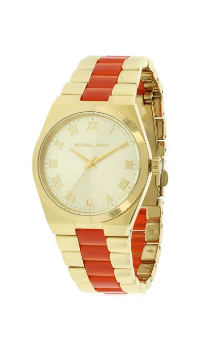 Michael Kors Channing Gold-tone Ladies Watch In Multi