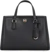 Michael Kors Extra-small Chantal Leather Messenger Bag In Black