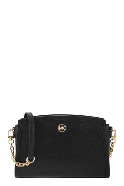 Michael Kors Chantal - Shoulder Bag With Logo In Black