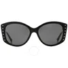 Michael Kors Charleston Dark Grey Cat Eye Ladies Sunglasses Mk2175u 300587 54 In Grey