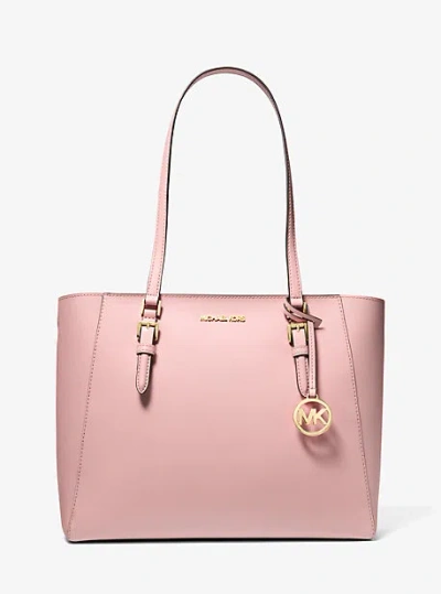 Michael Kors Charlotte Large Saffiano Leather 3-in-1 Tote Bag In Pink