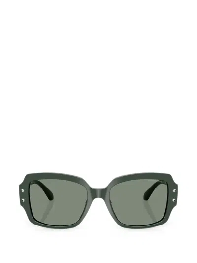 Michael Kors Châtel Square-frame Sunglasses In Green