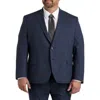 Michael Kors Check Patterned Suit Jacket In Blue