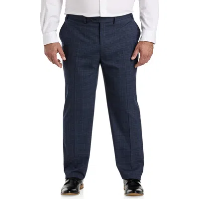 Michael Kors Check Patterned Suit Pants In Blue