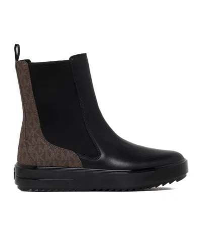 Michael Kors Emmet 40mm Panelled Chelsea Boots In Multi