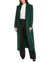 Michael Kors Collection Chesterfield Wool Coat In Green