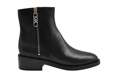 MICHAEL KORS MICHAEL KORS BLACK LACED BOOTS WITH ICONIC BRANDING