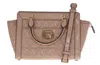 Michael Kors Vivianne Small Top Zip Messenger In Beige