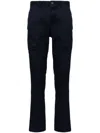 Michael Kors Tapered Cargo Trousers In Blue
