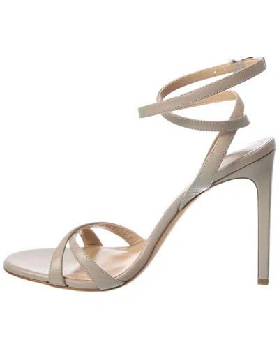 Michael Kors Chrissy Runway Leather Sandal In Brown