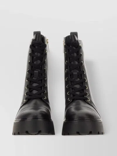 Michael Kors Chunky Sole Round Toe Ankle Boots