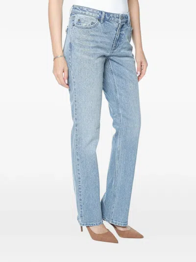 Michael Kors Slim Fit Jeans Five Pocket Belt Loops In Blue