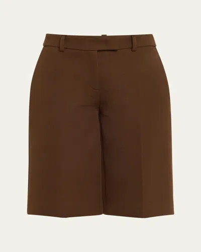Michael Kors City Shorts In Brown