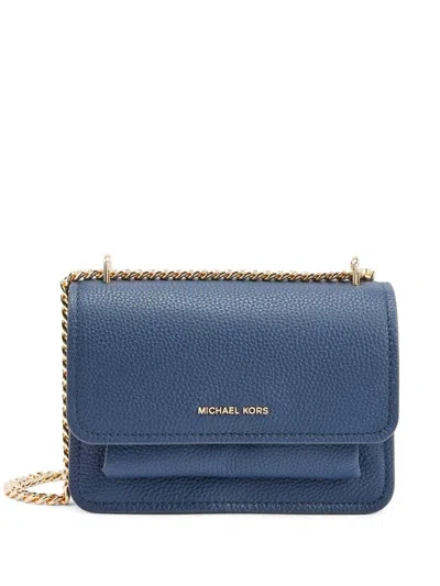 Michael Kors Claire Shoulder Bag In Blue