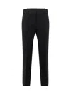 Michael Kors Twill Wool-blend Pant In Black
