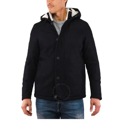 Michael Kors Classic Long Sleeve Hooded Jacket In Blue