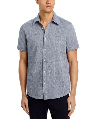 Michael Kors Classic Short Sleeve Shirt In Midnight