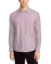 Michael Kors Classic Stripe Button Up Shirt In Pink