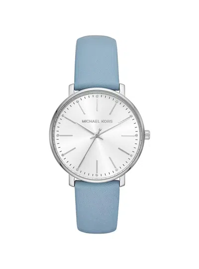 Michael Kors Clock  Pyper Mk2739 In Blue
