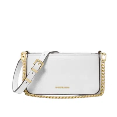 Michael Kors Clutch And Clutch Woman  - Sm Conv Xbody Pouchette - White