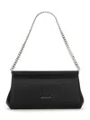 Michael Kors Rectangular Shape Clutch Bag With Chain Strap In Black