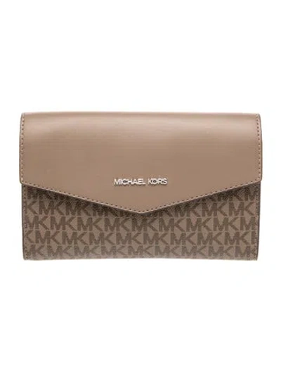 Pre-owned Michael Kors Clutch In Neutral