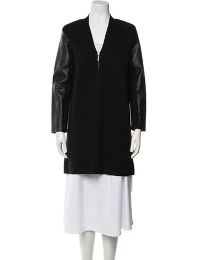 Pre-owned Michael Kors Coat In Black