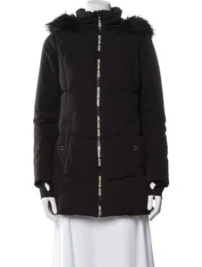 Pre-owned Michael Kors Coat In Black
