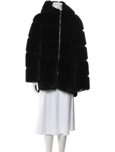 Pre-owned Michael Kors Coat In Black