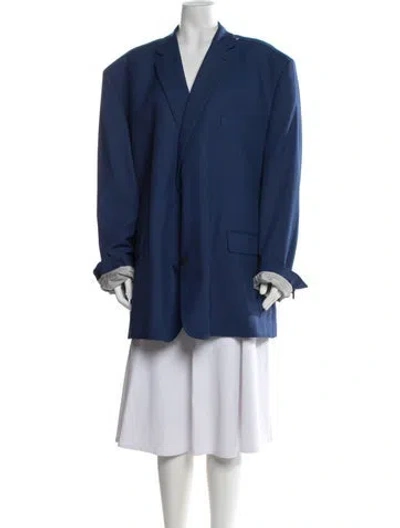 Pre-owned Michael Kors Coat In Blue