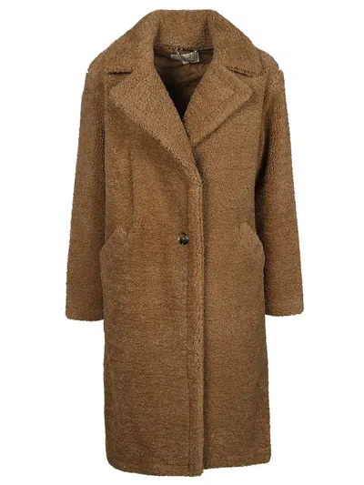 Michael Kors Coat In Brown