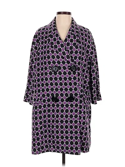 Pre-owned Michael Kors Coat In Purple