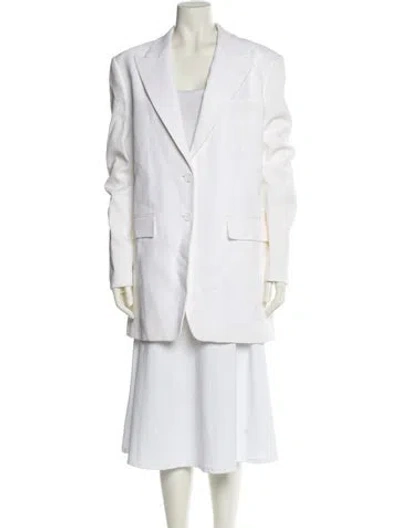 Pre-owned Michael Kors Coat W/ Tags In White