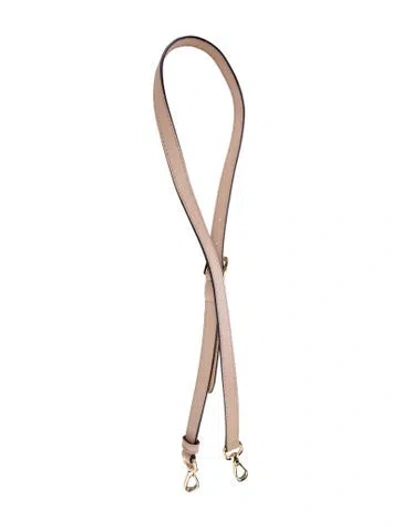Pre-owned Michael Kors Coated Canvas Bag Strap In Neutral