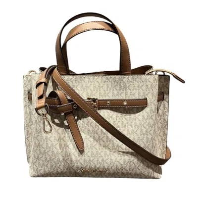Pre-owned Michael Kors Coated Canvas Handbag Shoulder Bag () In Multi