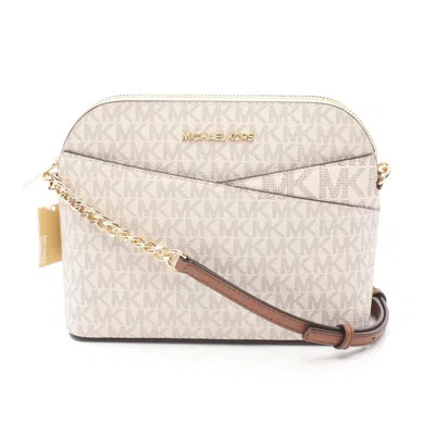 Pre-owned Michael Kors Coated Canvas Leather Shoulder Bag () In Multi