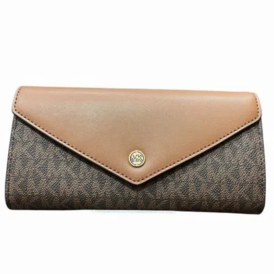 Pre-owned Michael Kors Coated Canvas Long Wallet (bi-fold) ()