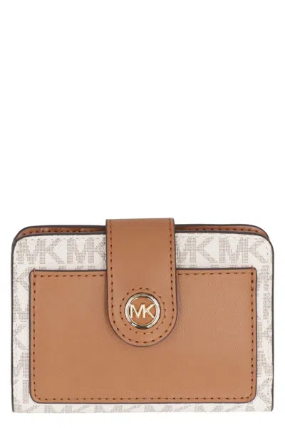 MICHAEL KORS MICHAEL KORS COATED CANVAS WALLET