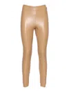 Michael Kors Coated Stretch Leggings In 211