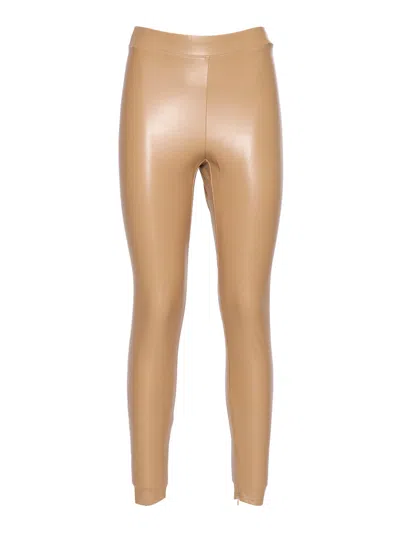 Michael Kors Coated Stretch Leggings In 211