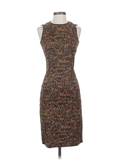 Pre-owned Michael Kors Cocktail Dress In Brown
