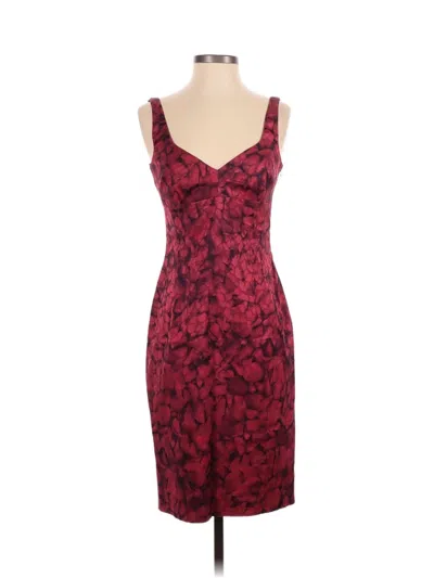 Pre-owned Michael Kors Cocktail Dress In Burgundy