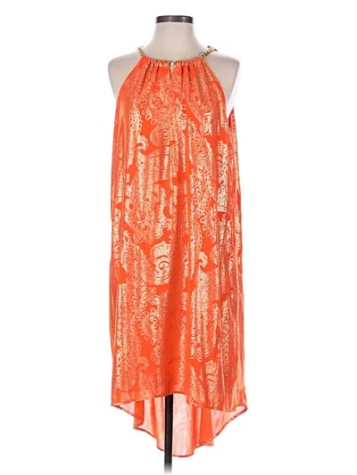 Pre-owned Michael Kors Cocktail Dress In Orange