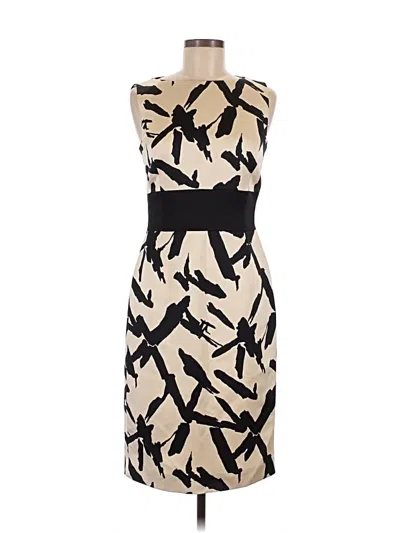 Pre-owned Michael Kors Cocktail Dress In White